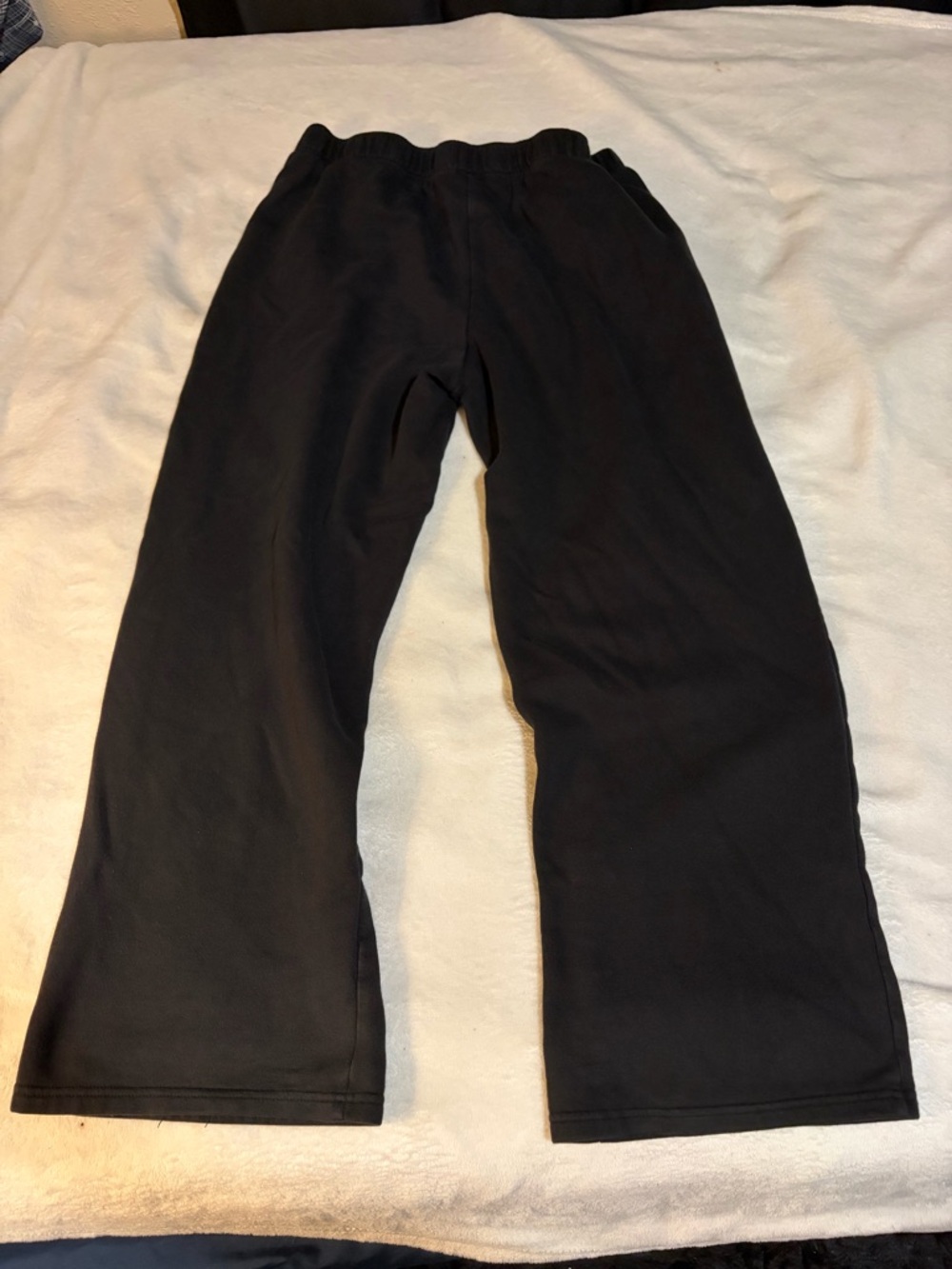 Athletic Works Black Men’s Sweatpants Joggers with Elastic Waist